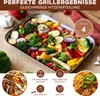 bremermann Grillschale 4er-Set, Grillpfanne Edelstahl, ca. Produktbild-Vorschau 2