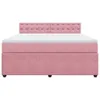Boxspringbett mit Matratze Rosa 180x200 cm Samt Produktbild-Vorschau 6