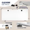 CASARIA® Höhenverstellbarer Schreibtisch elektrisch 160 x Produktbild-Vorschau 5