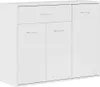 vidaXL Credenza bianca lucida 88×30×70 cm in truciolato Anteprima dell’immagine prodotto 2