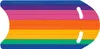 Comfy ® Výuková tabuľa Rainbow Twin 90 x 42 x 3 cm Náhľad obrázku produktu 3