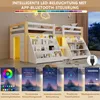 Lit enfant Flieks Lit mezzanine 90 x 200 cm avec 2 Voir les images du produit 6