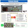 Junsun 6,36" Bezprzewodowy CarPlay Android Auto 1 DIN Radio Podgląd zdjęcia produktu 13