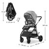 Poussette Kinderkraft VESTO 2 avec siège réversible jusqu'à Voir les images du produit 8