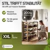 CASARIA® Schuhregal mit 5 Ebenen 95x26x82cm Produktbild-Vorschau 4