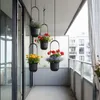 HowHomely | Pot de fleurs suspendu - Jardinière - L18 x H17 Voir les images du produit 2