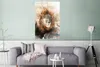 MuchoWow® Poster Löwe - Rauchen - Zeitung 80x120 cm - Produktbild-Vorschau 5