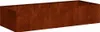 vidaXL Kvetináč Rusty 200x80x40 cm Oceľ odolná voči Náhľad obrázku produktu 1