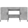 [Home] Schreibtisch Betongrau 140x50x75 cm Holzwerkstoff , Produktbild-Vorschau 6