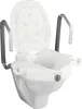 WENKO WC Sitz Toilettensitz Erhöhung mit Stütz Griffen Produktbild-Vorschau 1