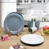 BEWOS 8 Stück Teller, 9.3 inch Unzerbrechliches Produktbild-Vorschau 5