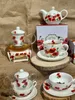 DUO FLORAL Tasse mit Teekanne CLASSIC POPPIES New Bone Produktbild-Vorschau 5