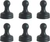 Set di 6 calamite al neodimio forma PEDINA nera 19x25 mm Anteprima dell’immagine prodotto 3