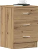 vidaXL Table de nuit Artisan-Chêne 38x35x55 cm Bois Voir les images du produit 1