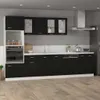 vidaXL Szafka dolna z szufladami czarna 40x46x81,5 cm płyta Podgląd zdjęcia produktu 2