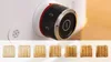 A close-up of a toaster's control dial and a row of toasted bread slices showing different levels of browning. Produktbild-Vorschau