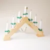 Weihnachtsdekoration LED Kerzenhalter 7 Kerzen natur Produktbild-Vorschau 22