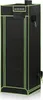 A black grow tent with green trim and a logo on the front. Náhled obrázku produktu