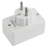 Steckdosenadapter McPower, 3 x Euro, Weiss Produktbild-Vorschau 3