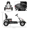 HOMCOM Kart à pédales pour enfants, siège réglable, pneus Voir les images du produit 5