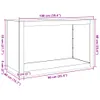 Brandhoutrek 100x40x60 cm weervast staal Productafbeelding-voorbeeld 10