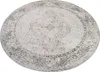 Tapis VALLEY Rond Gris Vintage Beige Chambre 80 x 80 cm Voir les images du produit 7