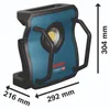 Bosch 0 601 446 900, LED, 3,9 kg, Schwarz, Blau, Produktbild-Vorschau 3