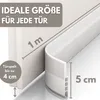 Vellure® Türdichtung Zugluftstopper für Türen- NEU Premium Produktbild-Vorschau 3
