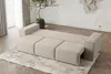 Sofa Designersofa ESTELLE 3-Sitzer mit Schlaffunktion in Produktbild-Vorschau 3