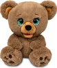 A plush teddy bear sits facing the camera against a white background. Produktbild-Vorschau