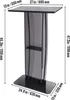 SucceBuy 47-calowe akrylowe podium, przezroczysta podstawa Podgląd zdjęcia produktu 8