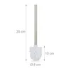 Scopino per WC Relaxdays, set da 2 pezzi, ricambio, testina Anteprima dell’immagine prodotto 4