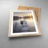 Gerahmtes Poster - Rahmen in heller Eiche - Brücke Westen Produktbild-Vorschau 3
