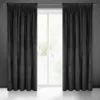 Eurofirany Tenda Villa Nero 140x270 Nastro arricciante Anteprima dell’immagine prodotto 4