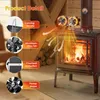 Kaminventilator, 10 Blätter Mit 2 Motoren Kamin Ofen Produktbild-Vorschau 2