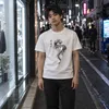 Camiseta para hombre, blanca, talla L, con diseño de dragón Vista previa de la imagen del producto 3