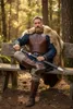 Épée en métal véritable Épée viking avec ceinture et Voir les images du produit 6
