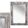 Eleganter Barock-Spiegel BESSA 80x60cm silber-antik Produktbild-Vorschau 1