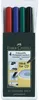 Faber-Castell MULTIMARK, Schwarz, Blau, Grün, Rot, Schwarz, Produktbild-Vorschau 2