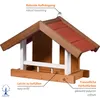 dobar Vogelhaus "Herbstfrüchte" Wandaufhängung, 37,5x18x25 Produktbild-Vorschau 10
