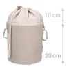 bellaCott Wäscheklammerbeutel Canvas mit 2 Karabinerhaken - Produktbild-Vorschau 3