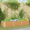 vidaXL Zvýšená postel světle hnědá 240 x 80 x 45 cm Náhled obrázku produktu 2