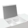 Schminktisch mit Spiegel Weiß 100x45x76 cm Produktbild-Vorschau 8