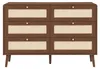Kommode mit 6 Schubladen, 120 cm breit, Beistellschrank mit Produktbild-Vorschau 10
