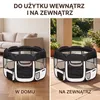 IvoQ Składany kojec dla szczeniąt z dachem – 114 x 114 x 58 Podgląd zdjęcia produktu 6