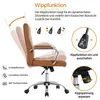 Krzesło biurowe 591884 retro brązowe, ergonomiczne krzesło Podgląd zdjęcia produktu 6