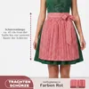 Dirndlschürze Rot Kariert Mini Dirndl Trachtenschürze Produktbild-Vorschau 5