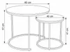 Set aus 2 runden Couchtischen, Ø 60 cm x 50 cm Produktbild-Vorschau 9