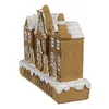 Clayre & Eef Lebkuchenhaus 13x4x10 cm Braun Polyresin Produktbild-Vorschau 2