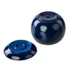 Blumentopf Blumenübertopf dunkel blau Kugel Blumenschale Produktbild-Vorschau 6